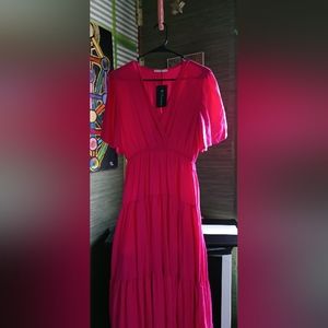 NWT R. Vivimos Size 4-6 Pink Dress